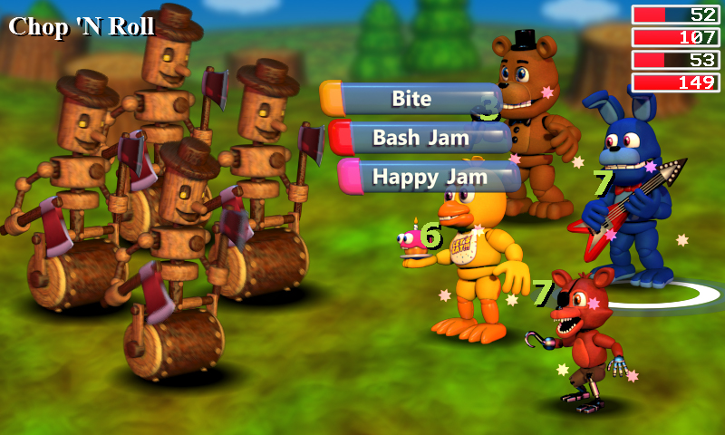 Fnaf World Roster